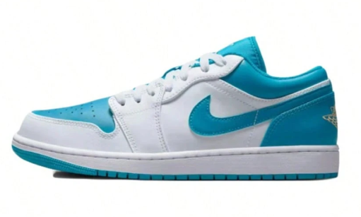 Nike Air Jordan 1 AJ1 Low Aquatone White Mens Shoes 553558-174