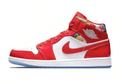 Air Jordan 1 AJ1 Retro Mid Barcelona Sweater Fashion Mens Shoes DC7294-600